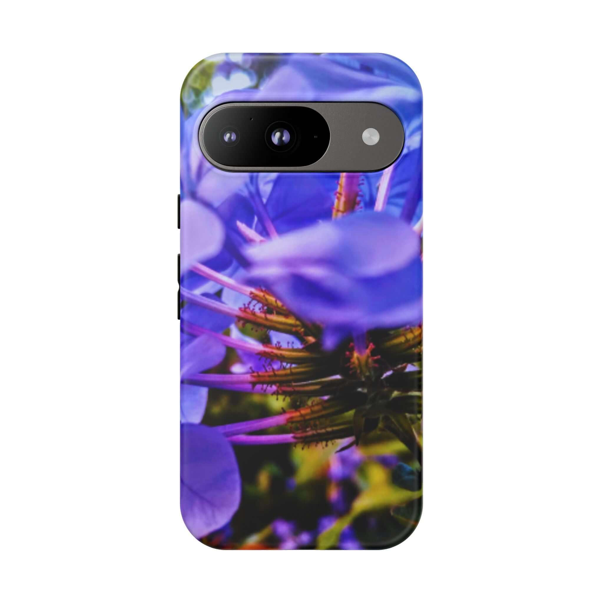 Blue Hydrangea Stem Protective Tough Case