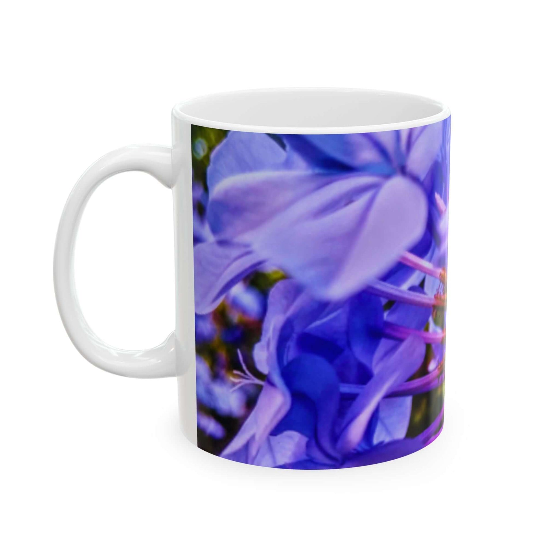 Blue Hydrangea Stem Mug 11oz & 15oz
