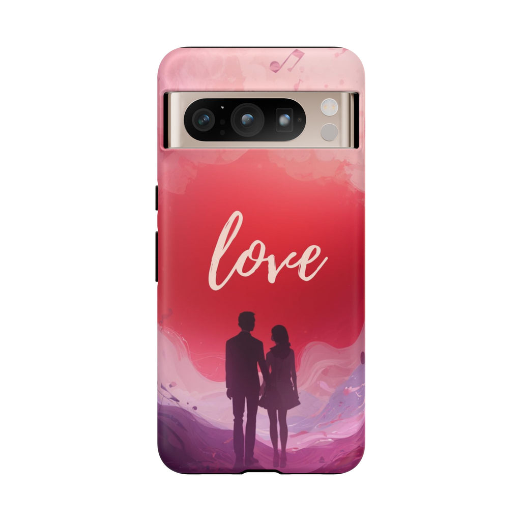 Phone Case — Couple Silhouette Love Protective Tough Case