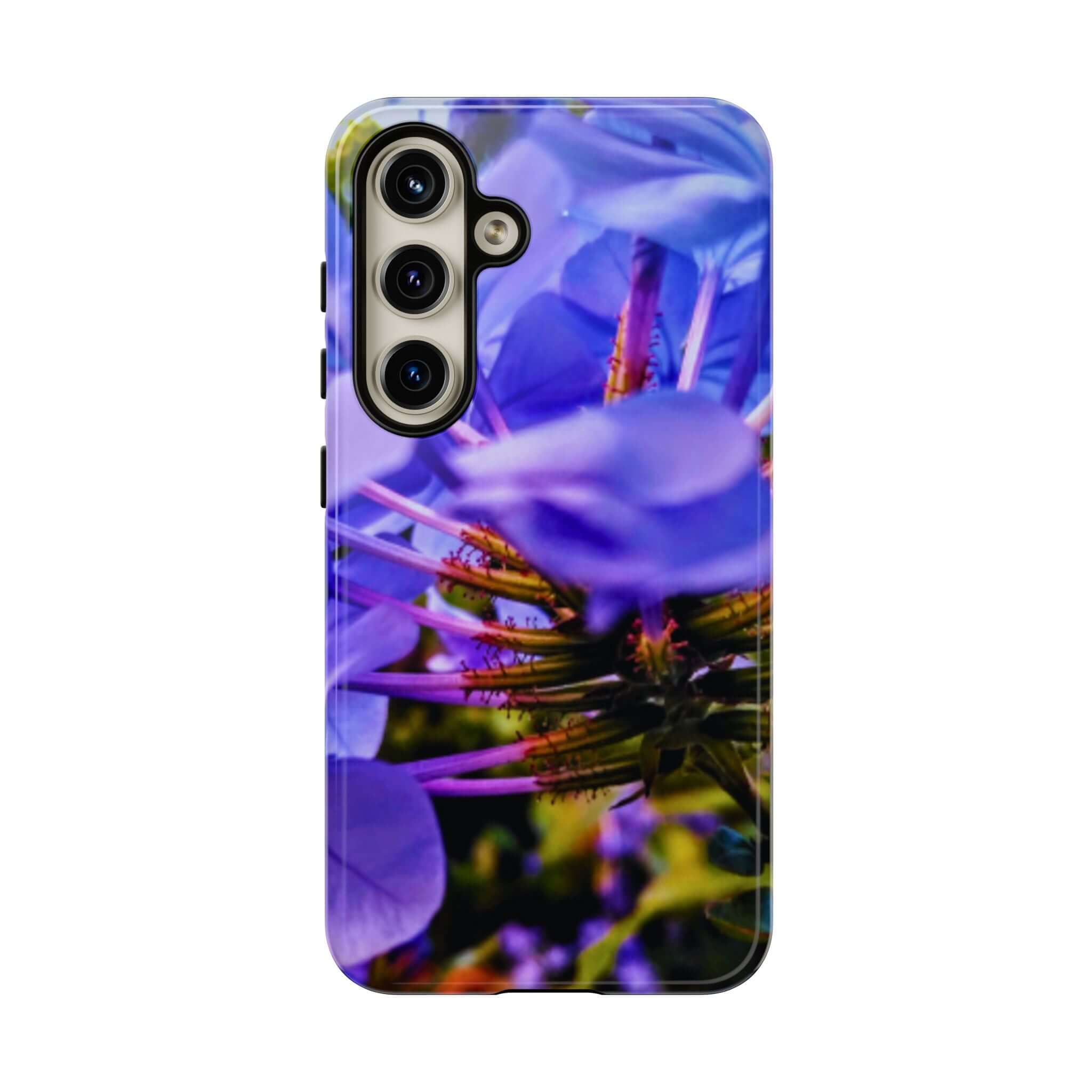 Blue Hydrangea Stem Protective Tough Case