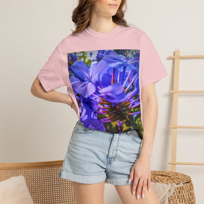Blue Hydrangea Stem T-Shirt