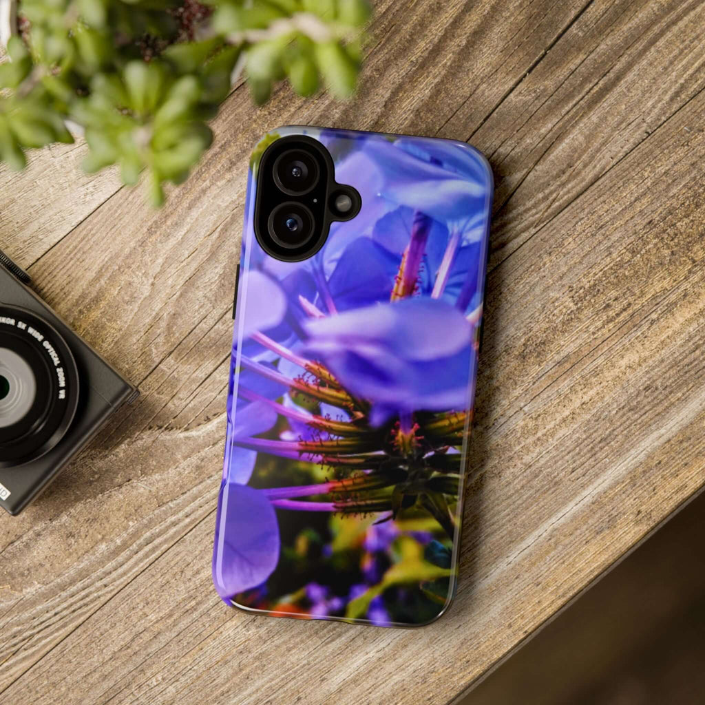 Blue Hydrangea Stem Protective Tough Case