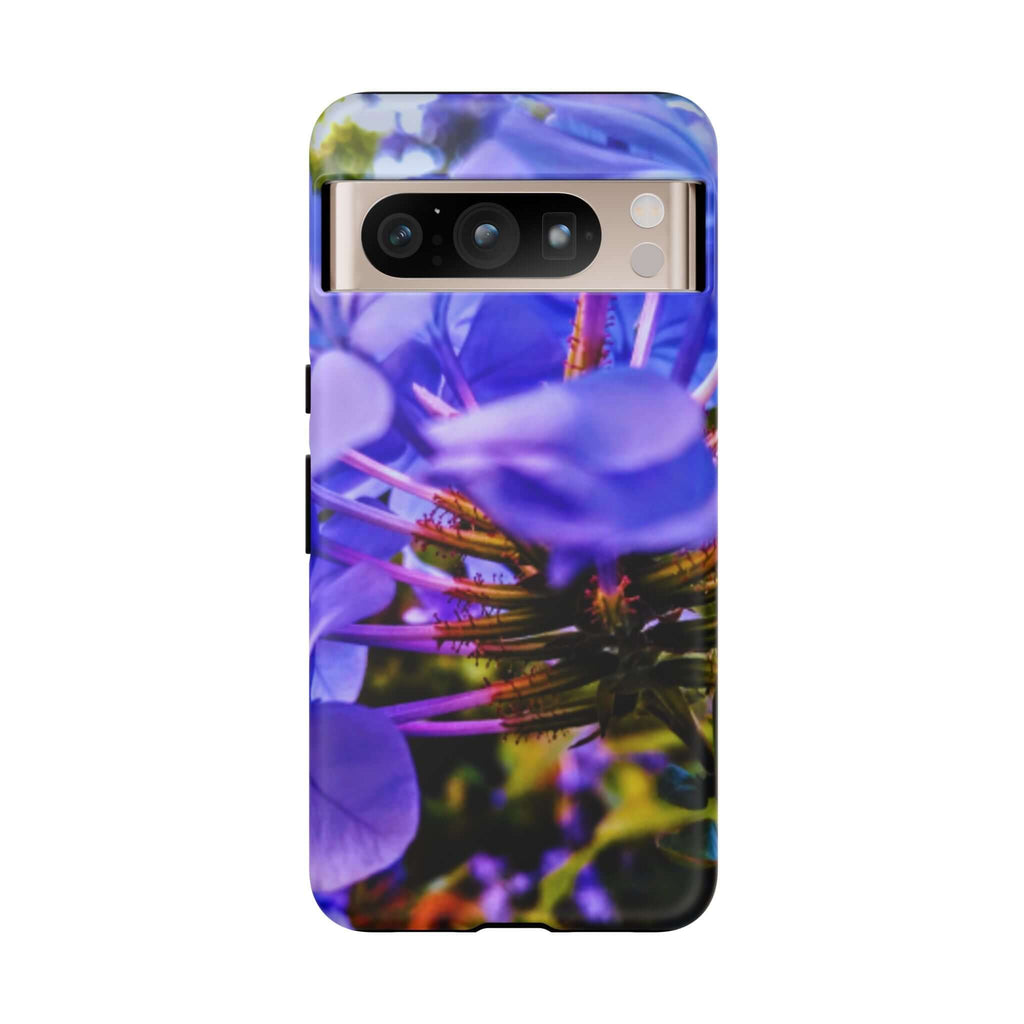 Blue Hydrangea Stem Protective Tough Case