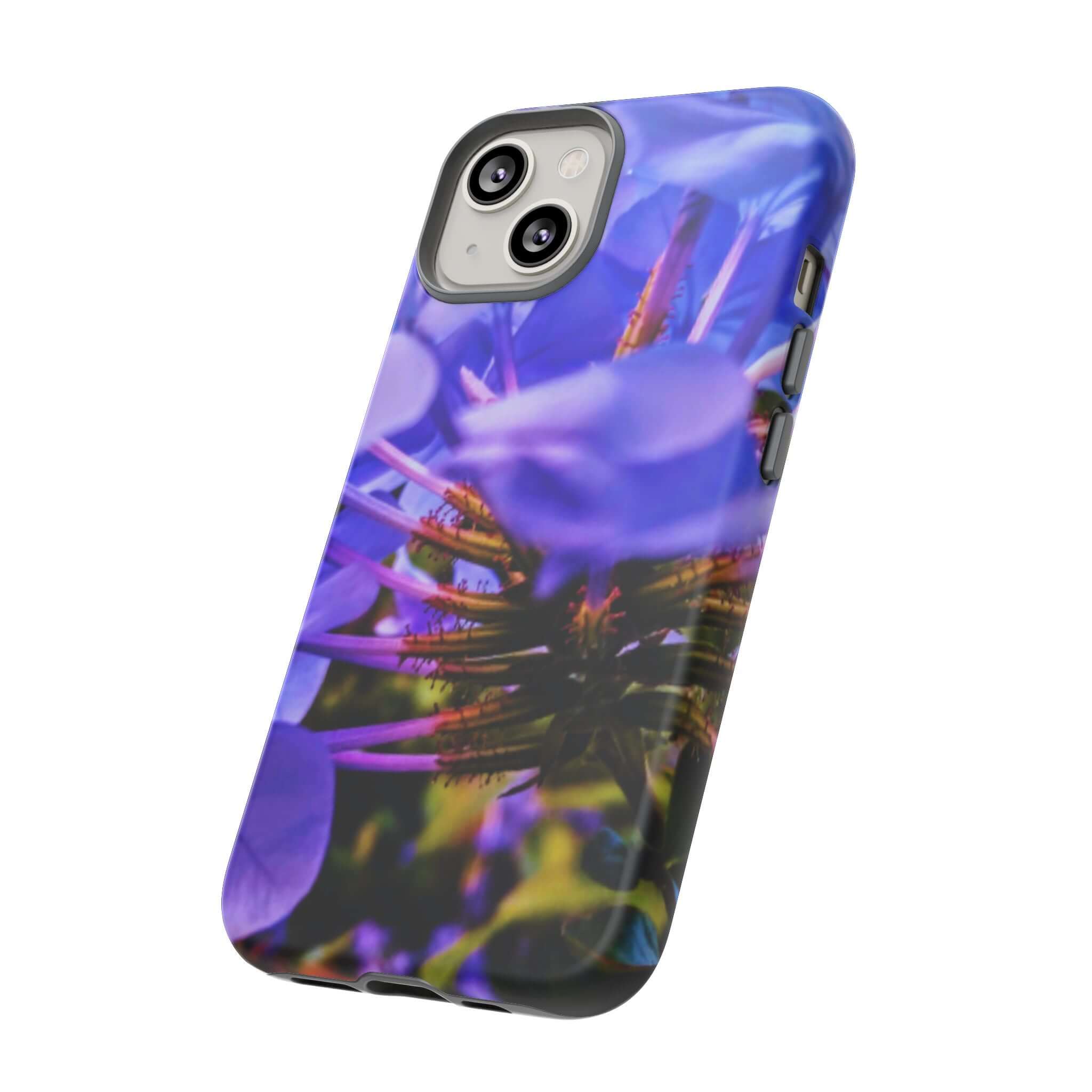 Blue Hydrangea Stem Protective Tough Case