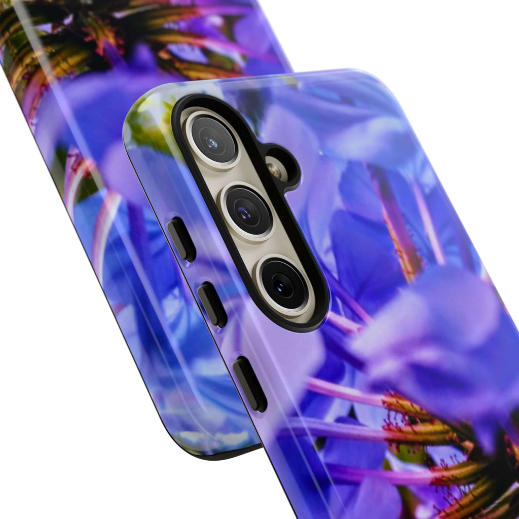 Blue Hydrangea Stem Protective Tough Case