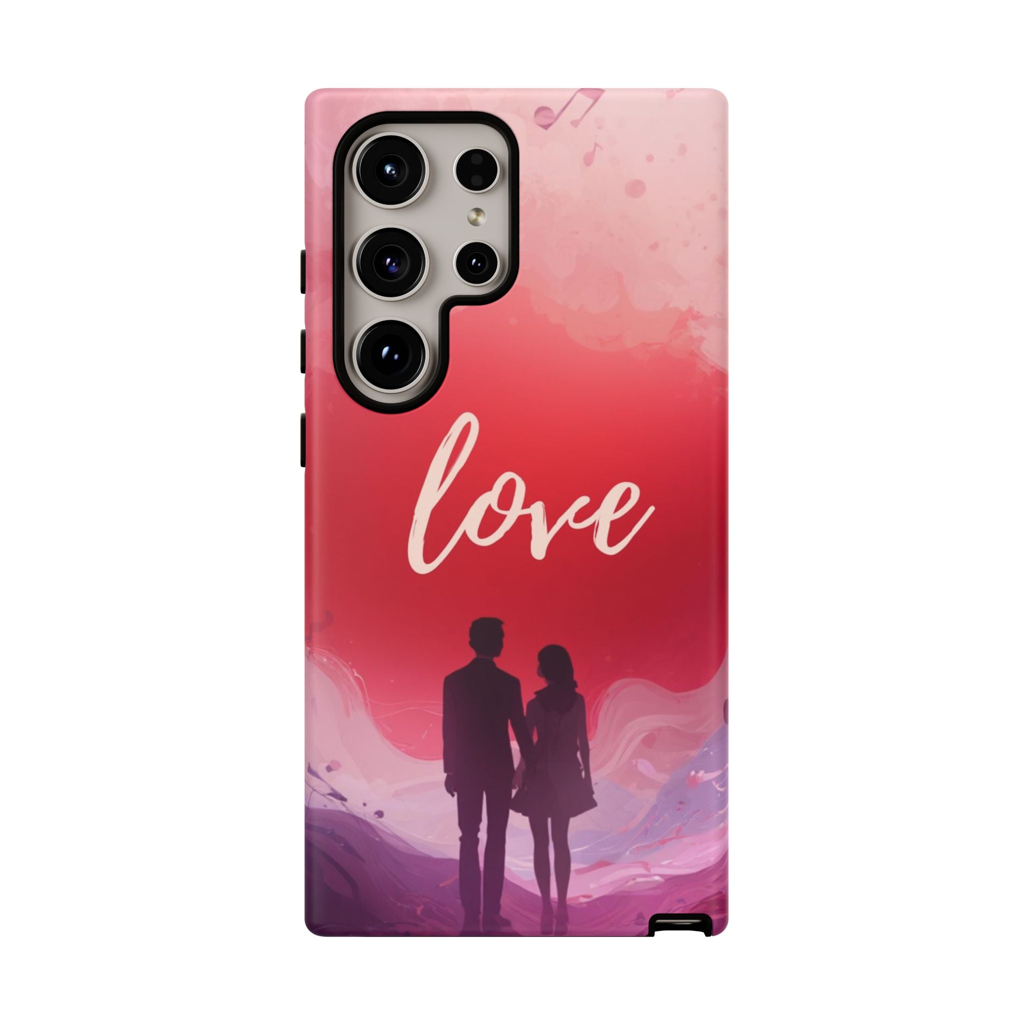 Phone Case — Couple Silhouette Love Protective Tough Case