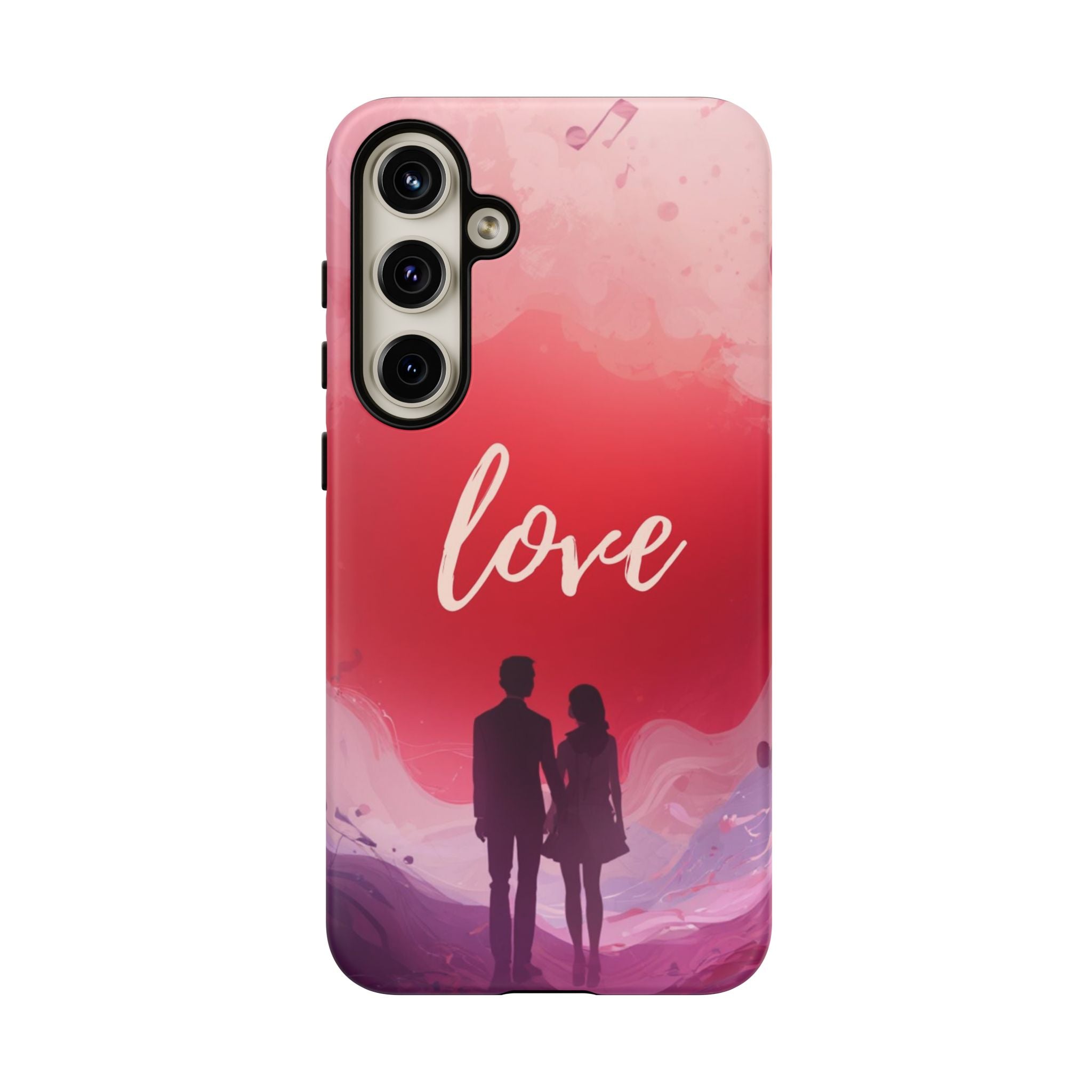 Phone Case — Couple Silhouette Love Protective Tough Case