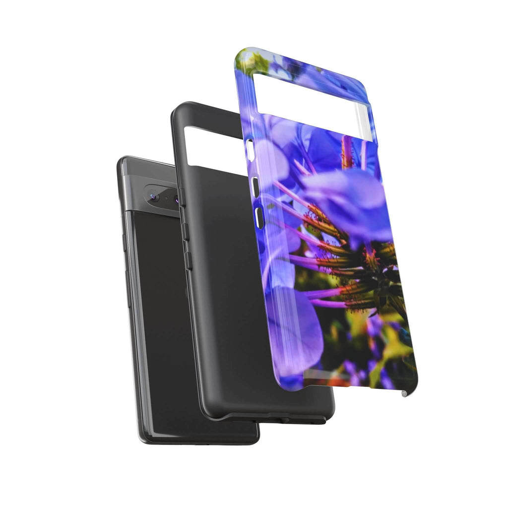 Blue Hydrangea Stem Protective Tough Case