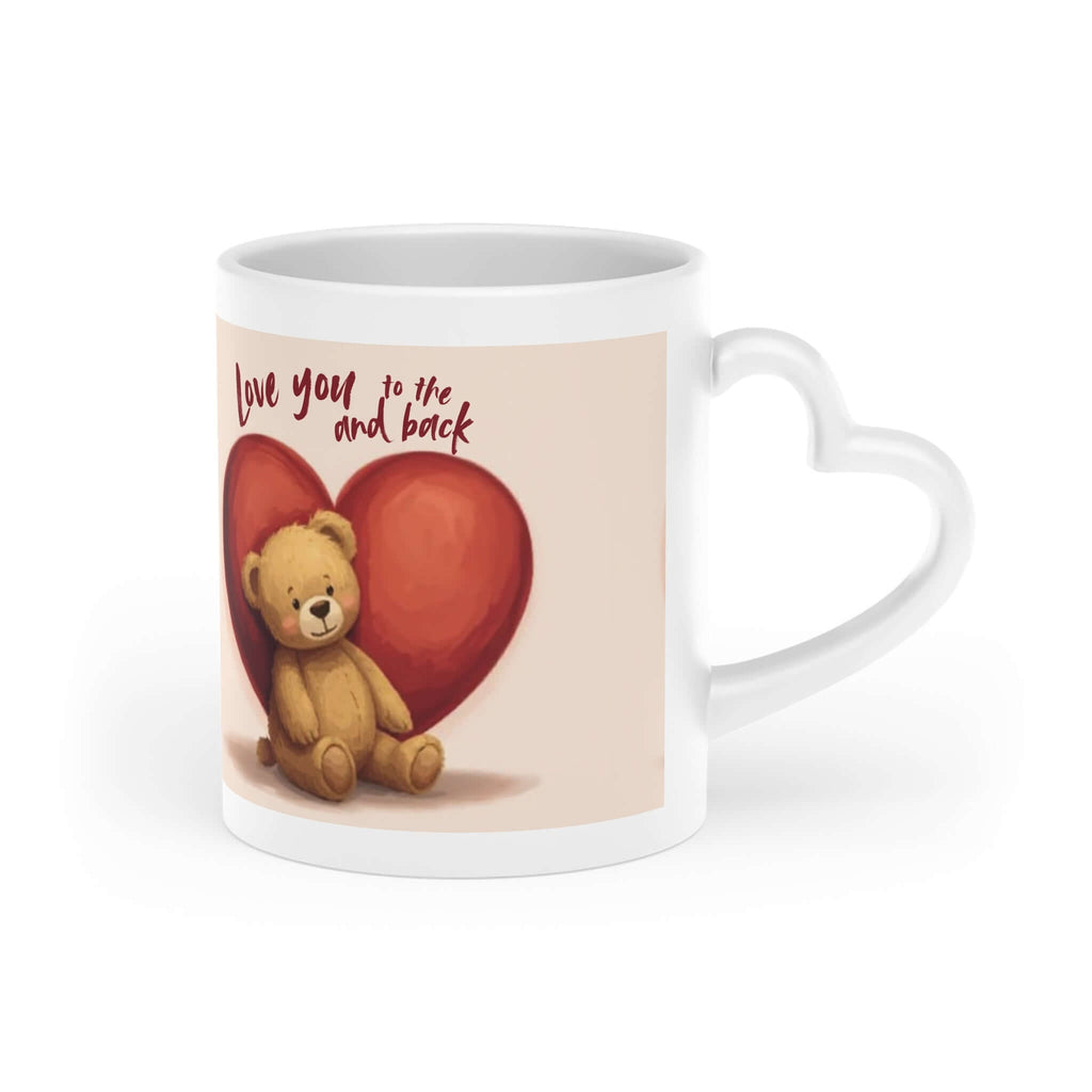 Teddy Bear Loves You & Back Heart Handle