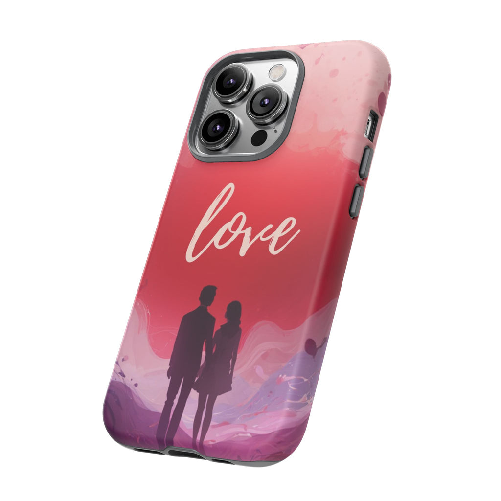 Phone Case — Couple Silhouette Love Protective Tough Case
