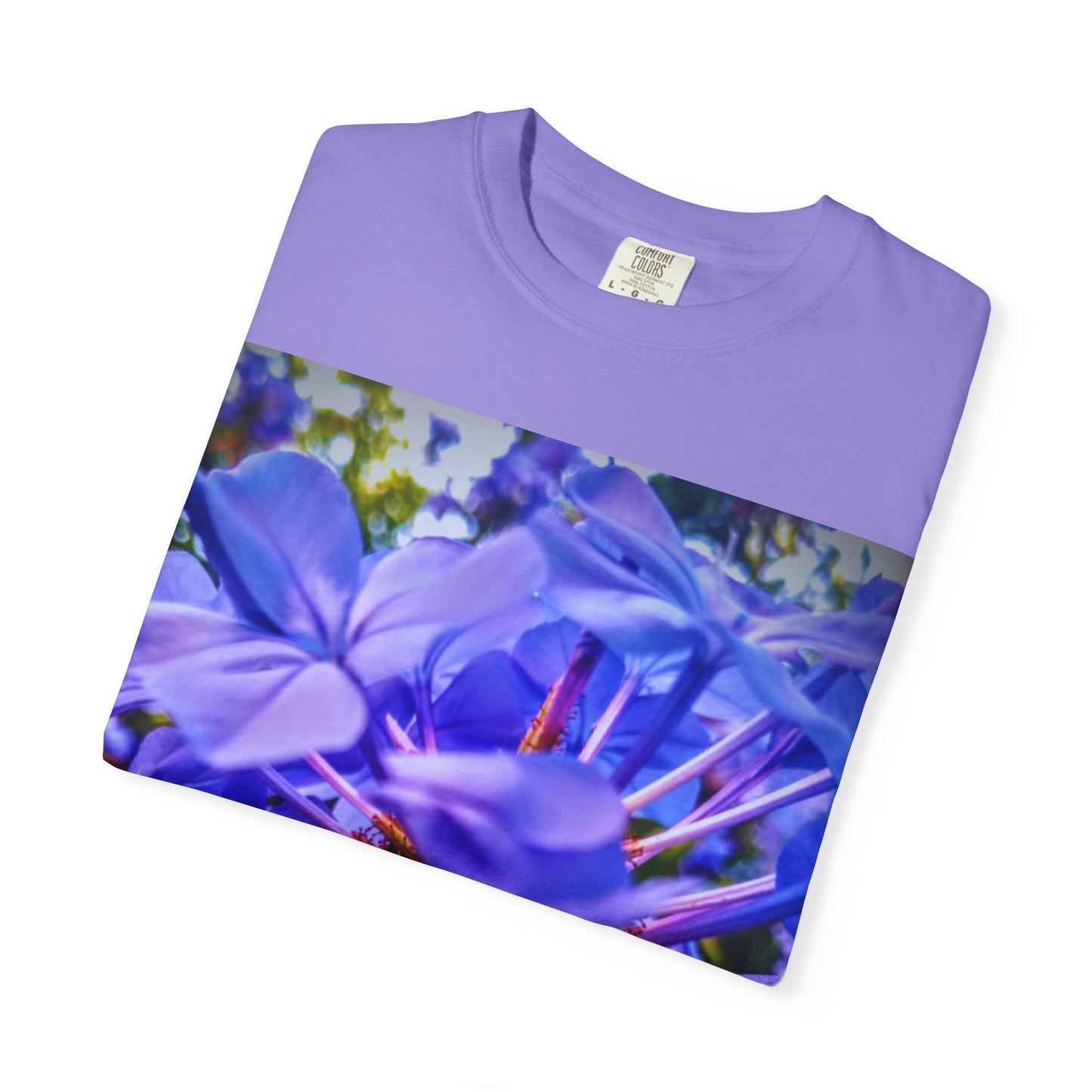 Blue Hydrangea Stem T-Shirt