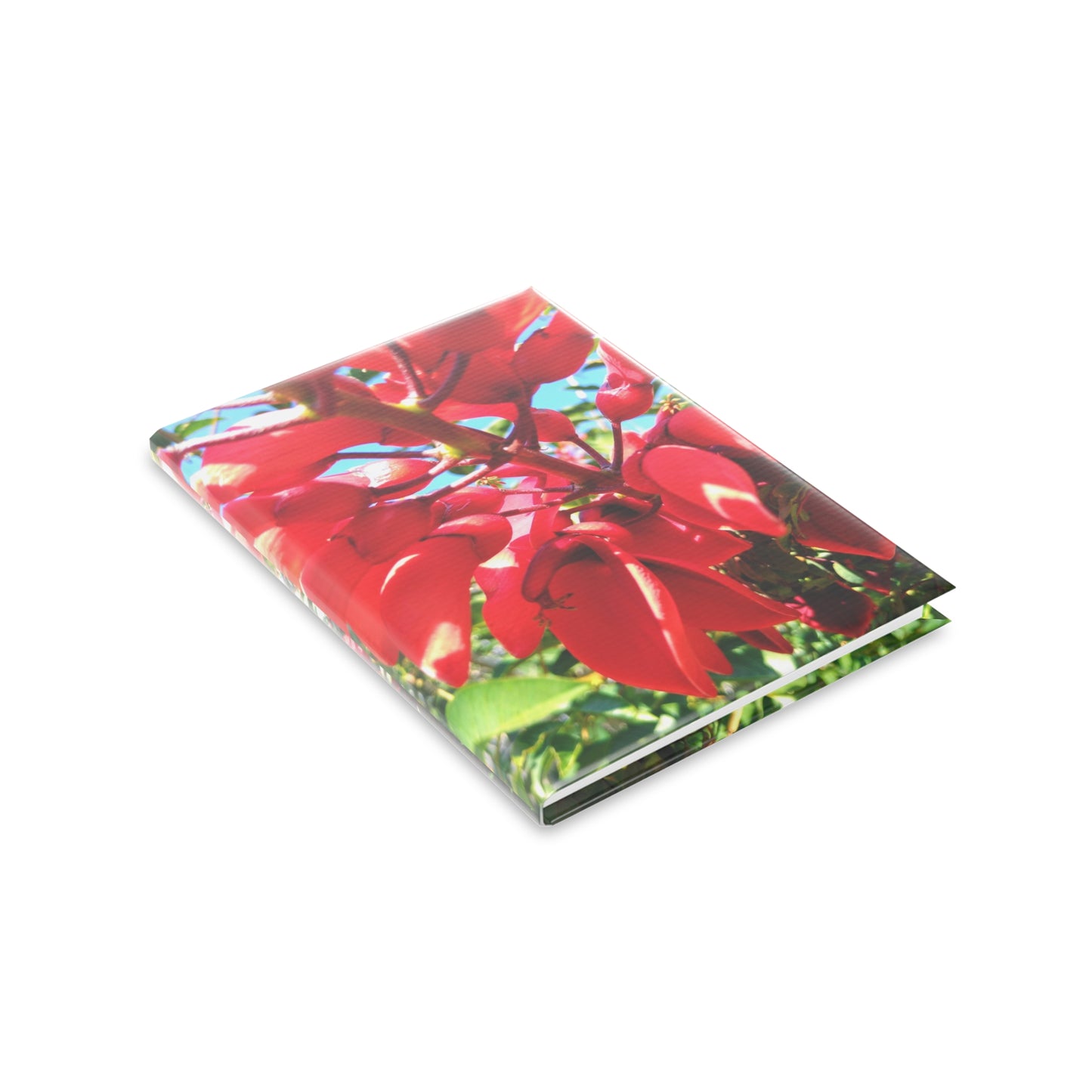 View details for Floral Hardcover Notebook — Tropical Red Blossom Puffy Cover Floral Hardcover Notebook — Tropical Red Blossom Puffy Cover