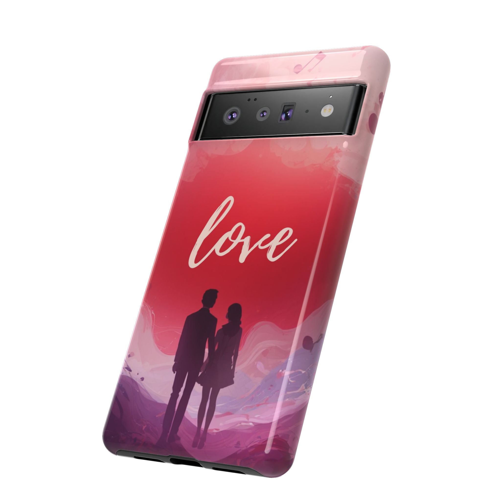 Phone Case — Couple Silhouette Love Protective Tough Case