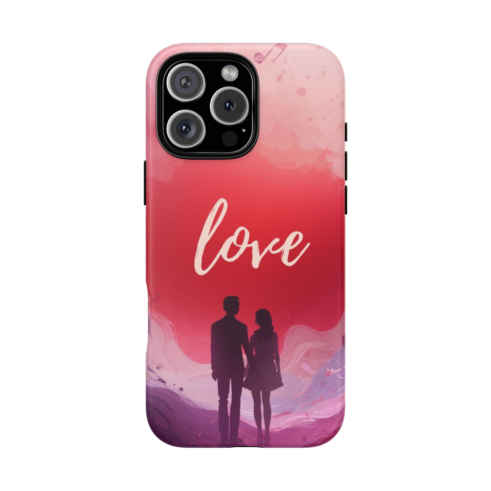 Phone Case — Couple Silhouette Love Protective Tough Case