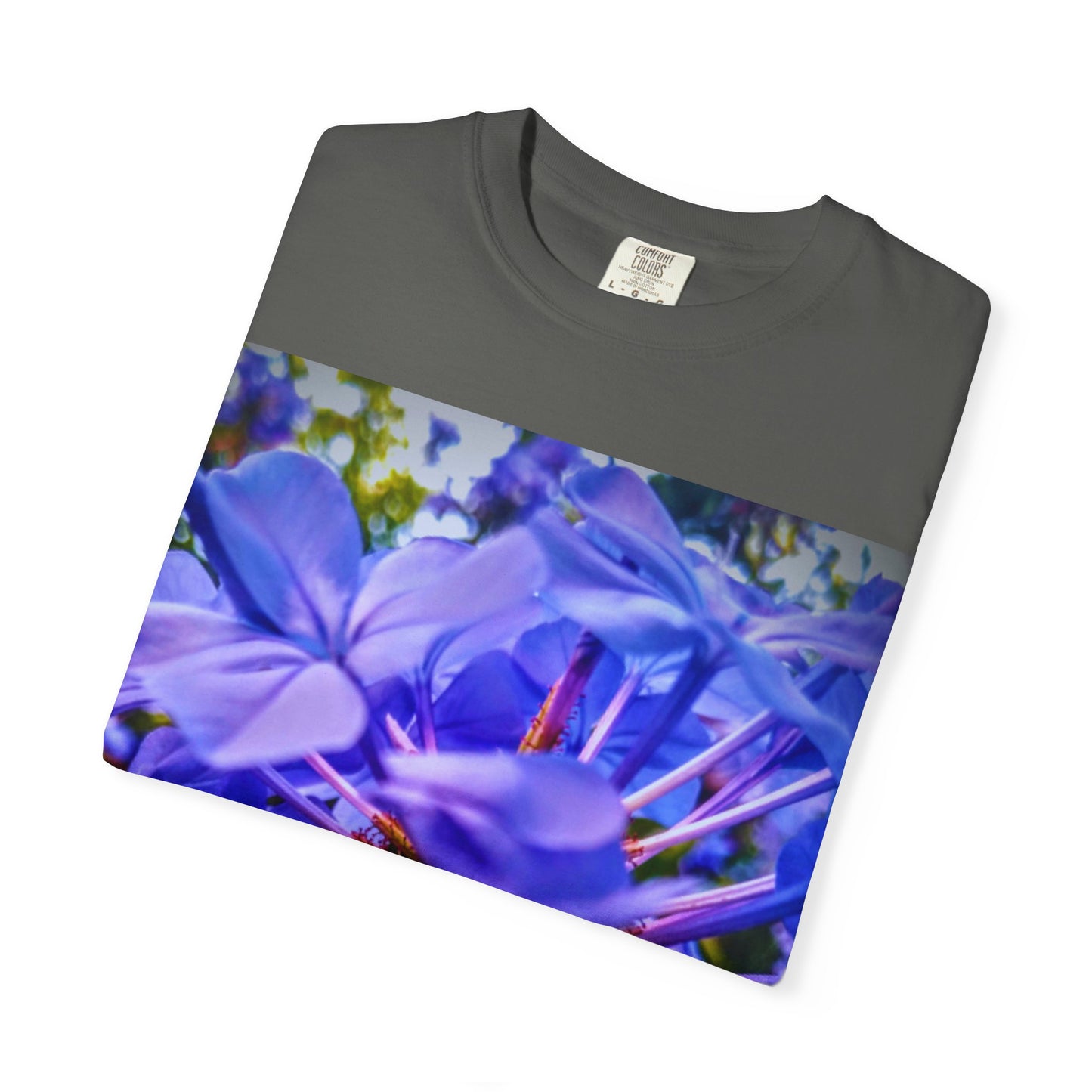 Blue Hydrangea Stem T-Shirt