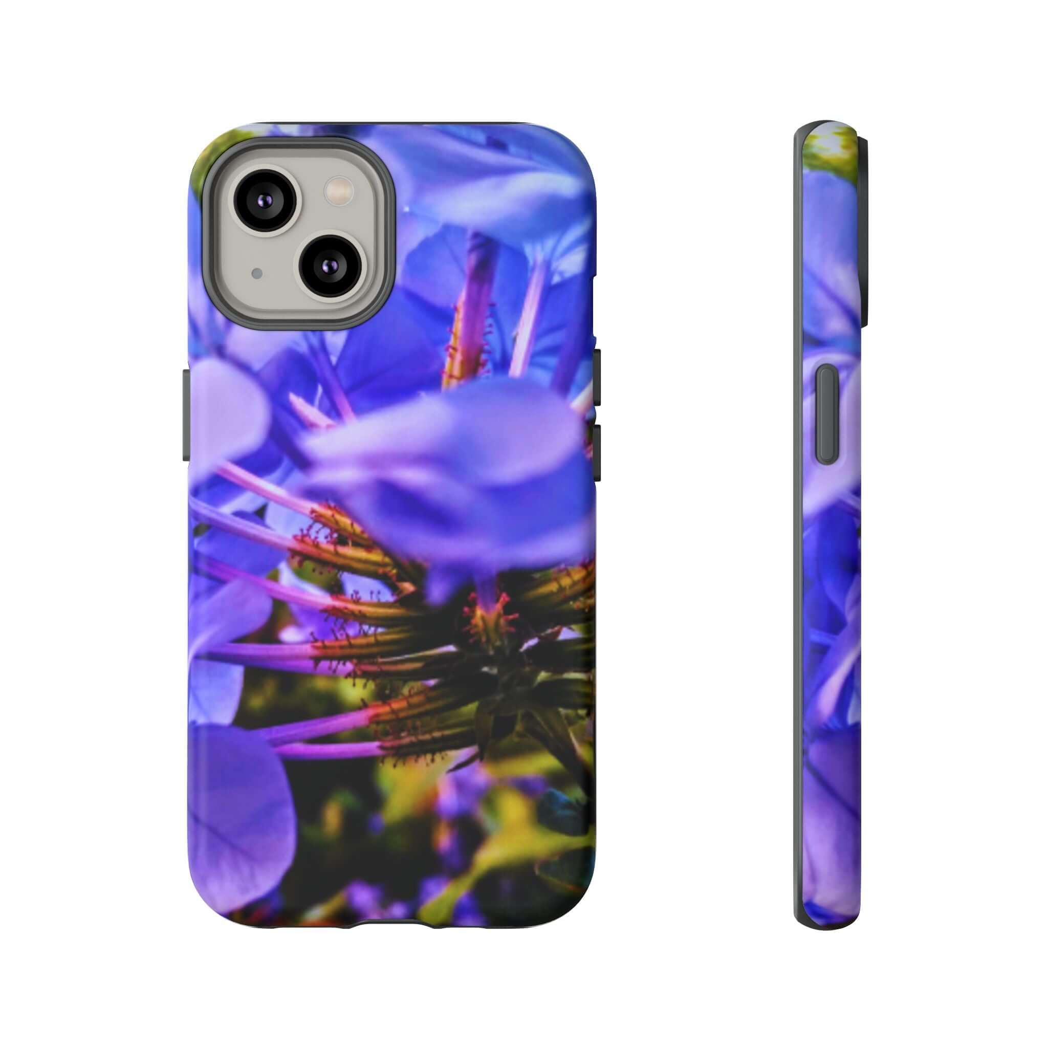 Blue Hydrangea Stem Protective Tough Case