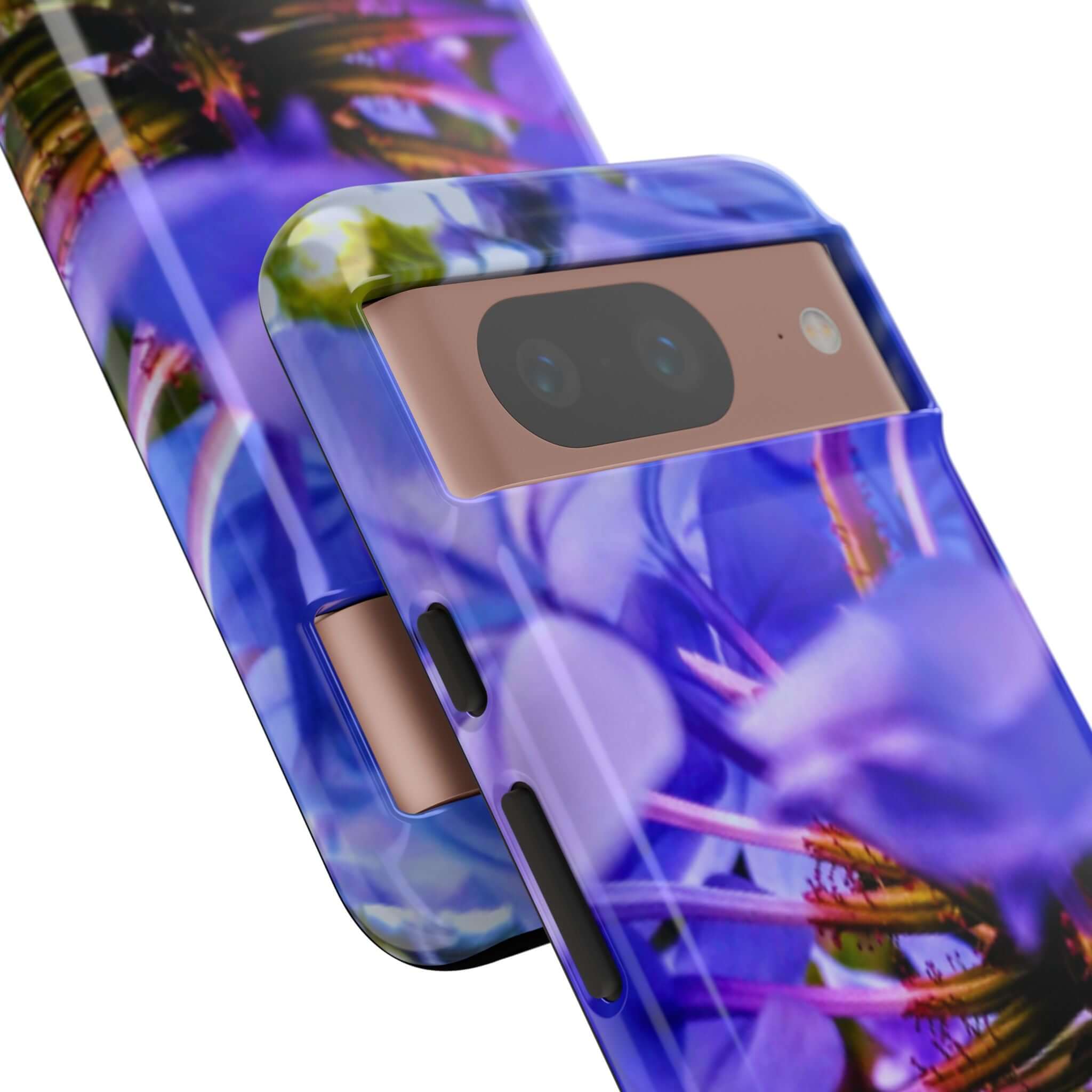 Blue Hydrangea Stem Protective Tough Case