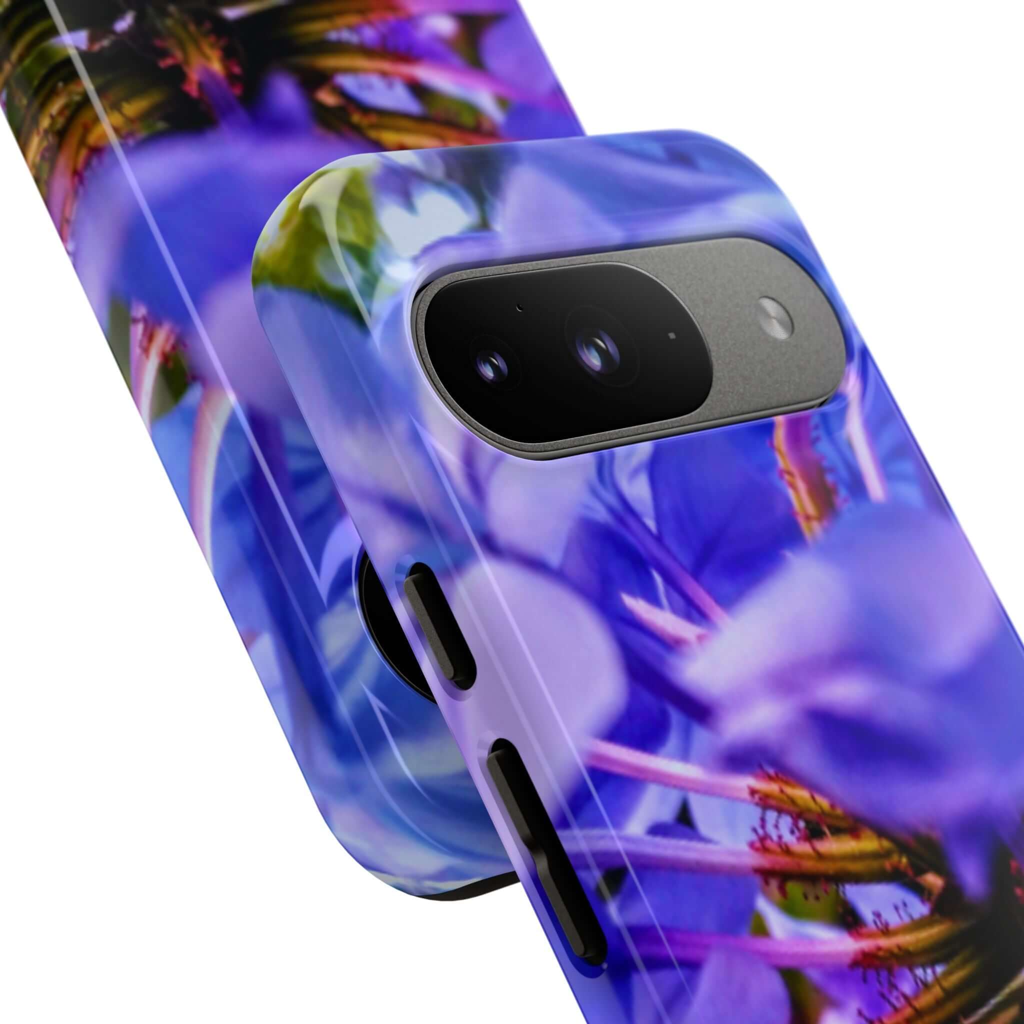 Blue Hydrangea Stem Protective Tough Case