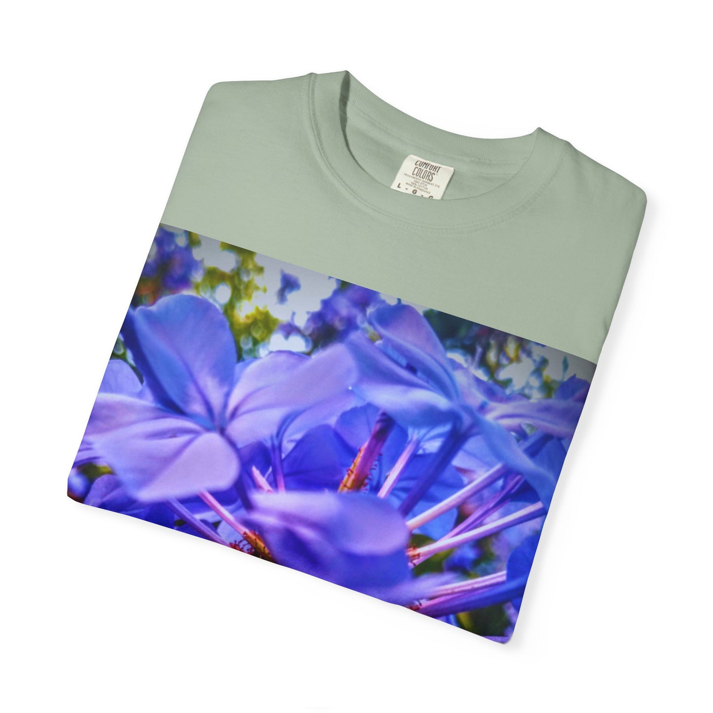 Blue Hydrangea Stem T-Shirt