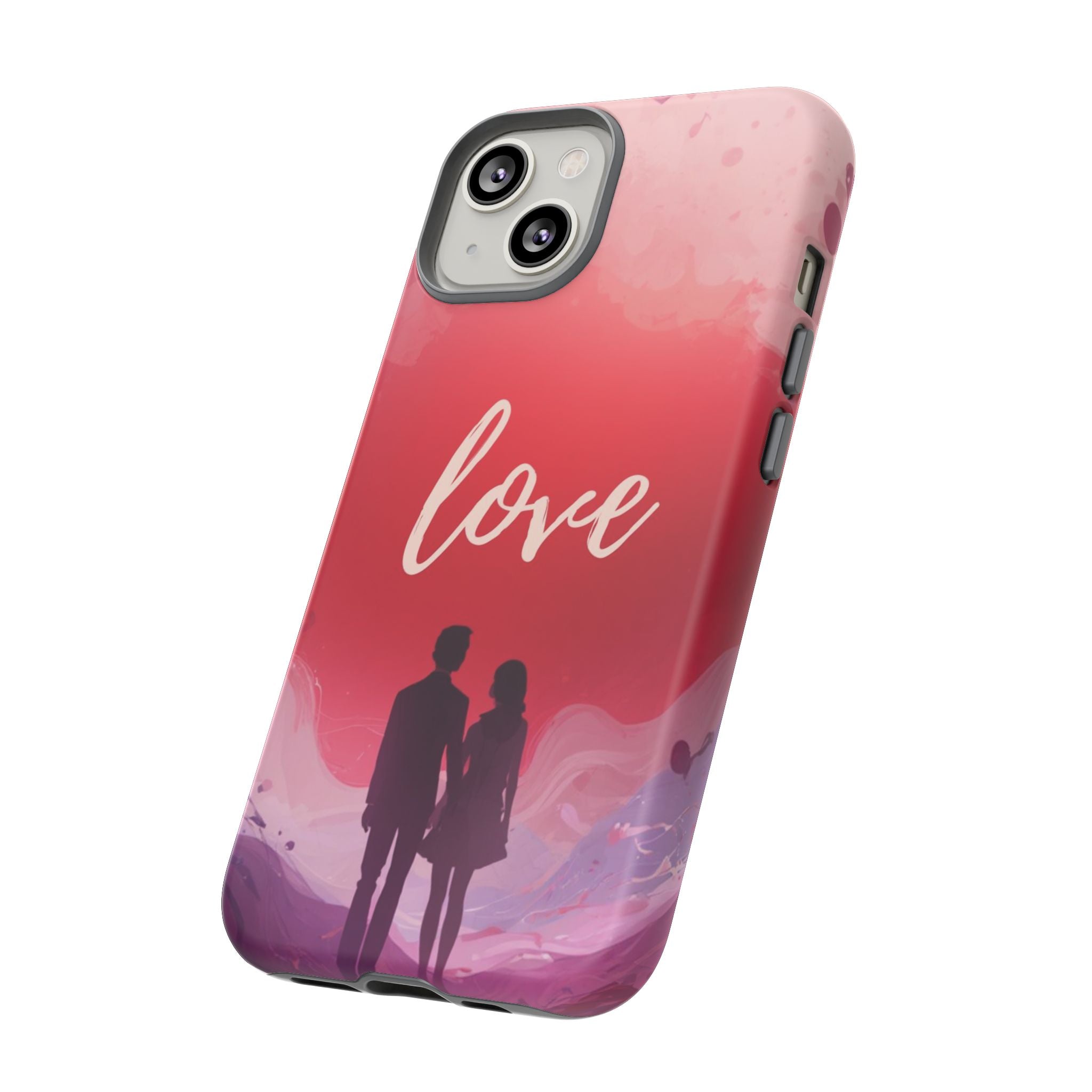 Phone Case — Couple Silhouette Love Protective Tough Case