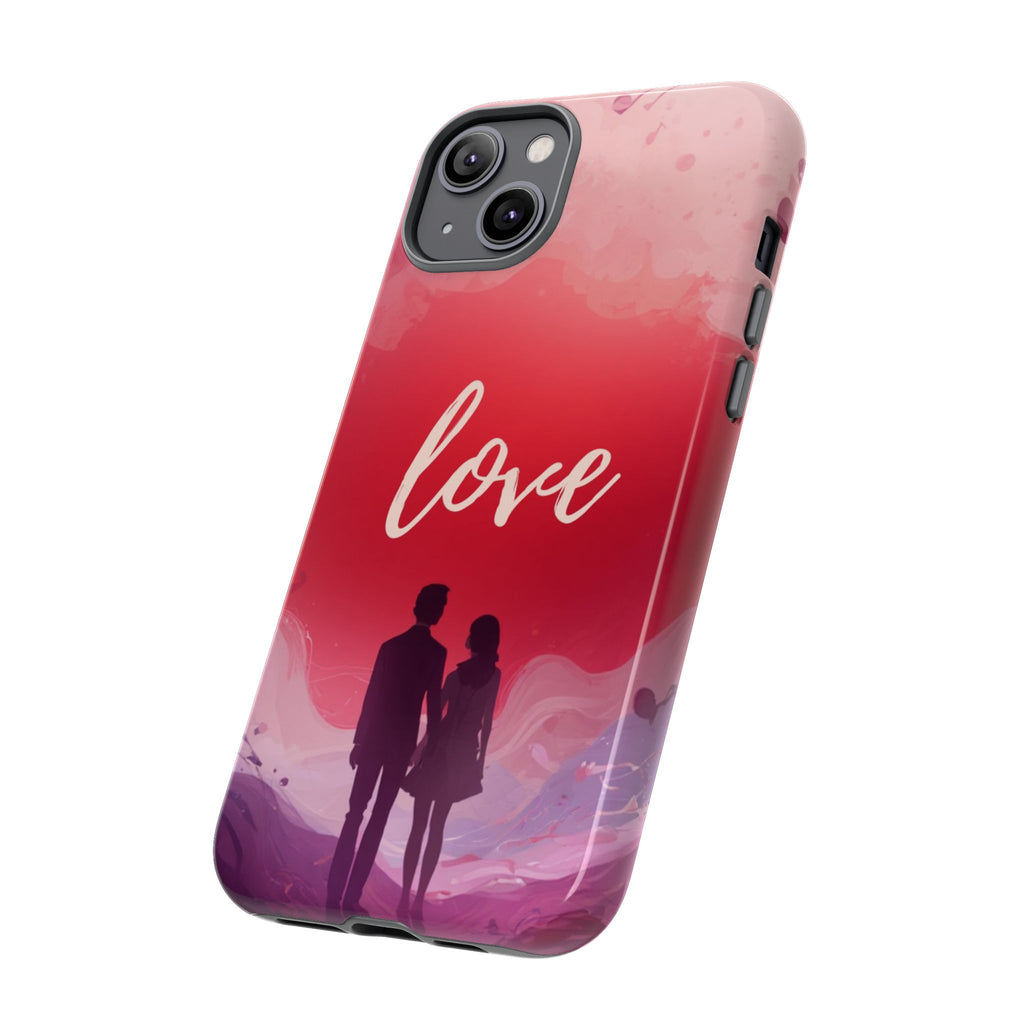 Phone Case — Couple Silhouette Love Protective Tough Case