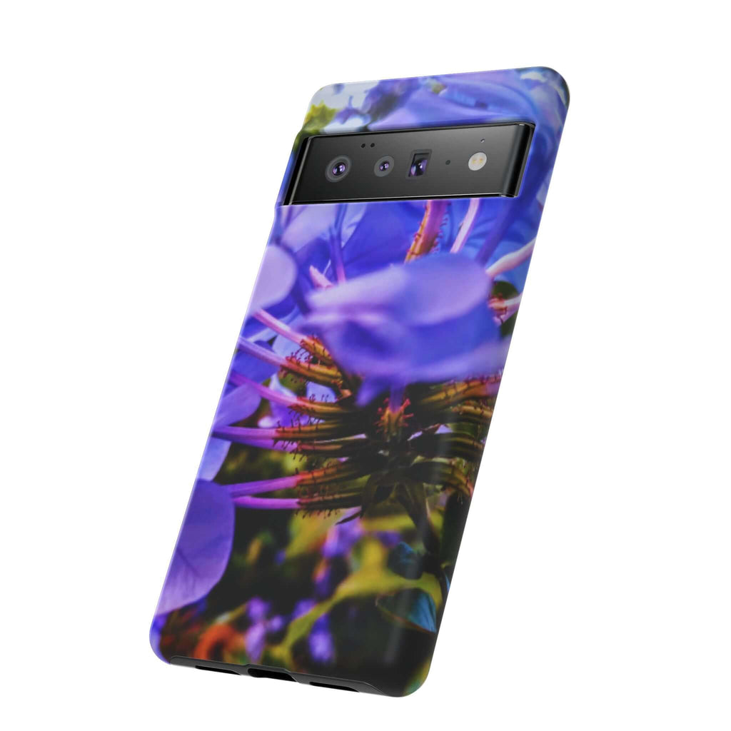 Blue Hydrangea Stem Protective Tough Case