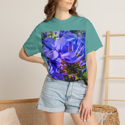 Blue Hydrangea Stem T-Shirt