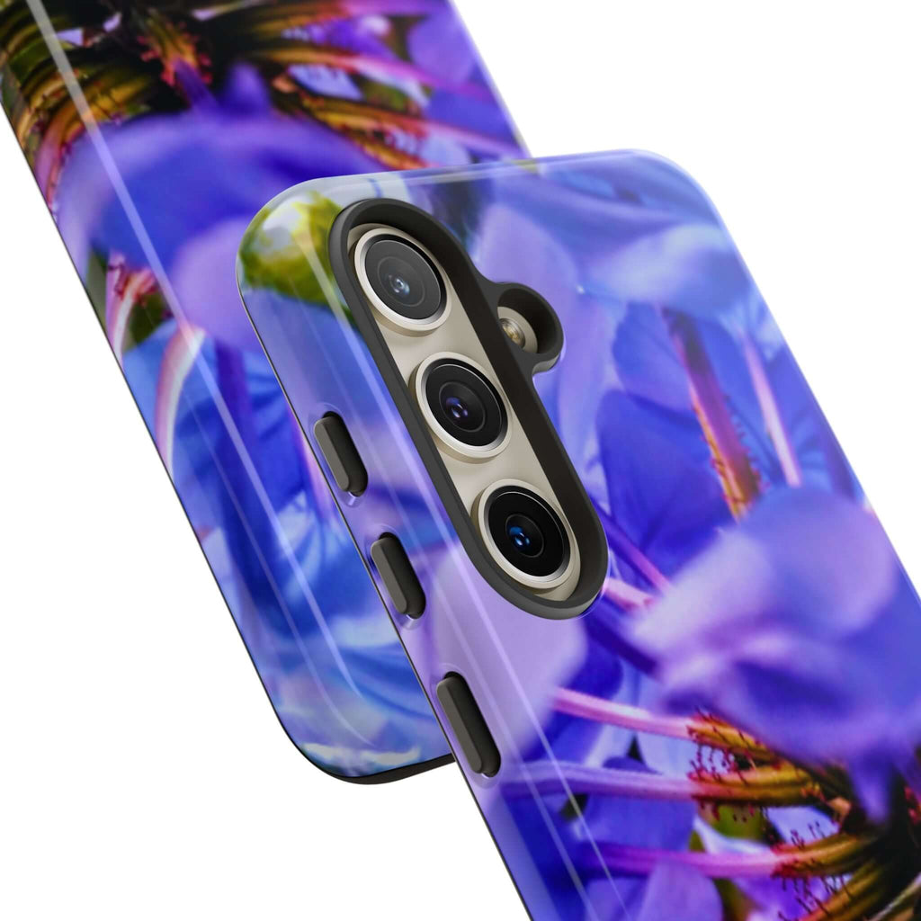 Blue Hydrangea Stem Protective Tough Case