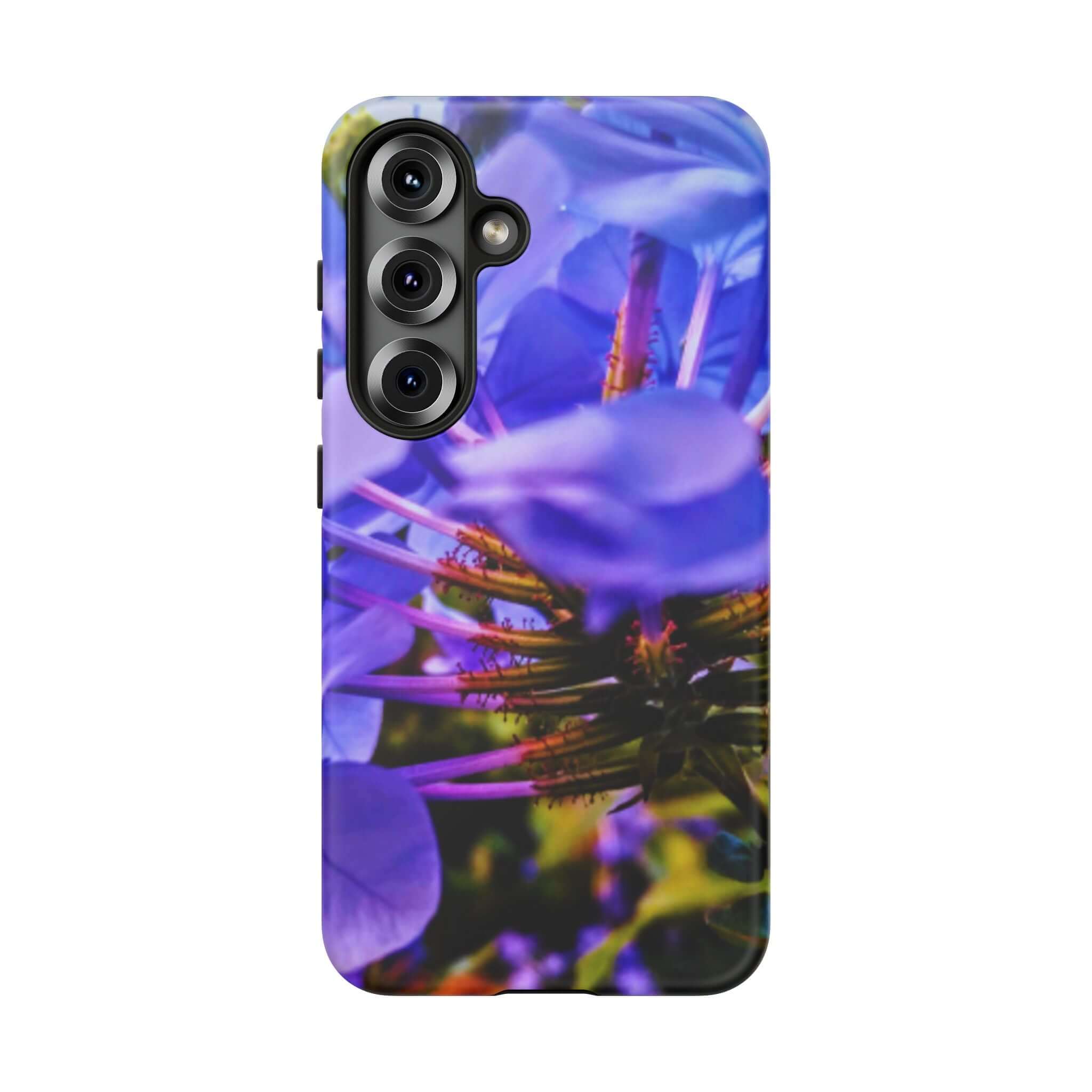 Blue Hydrangea Stem Protective Tough Case