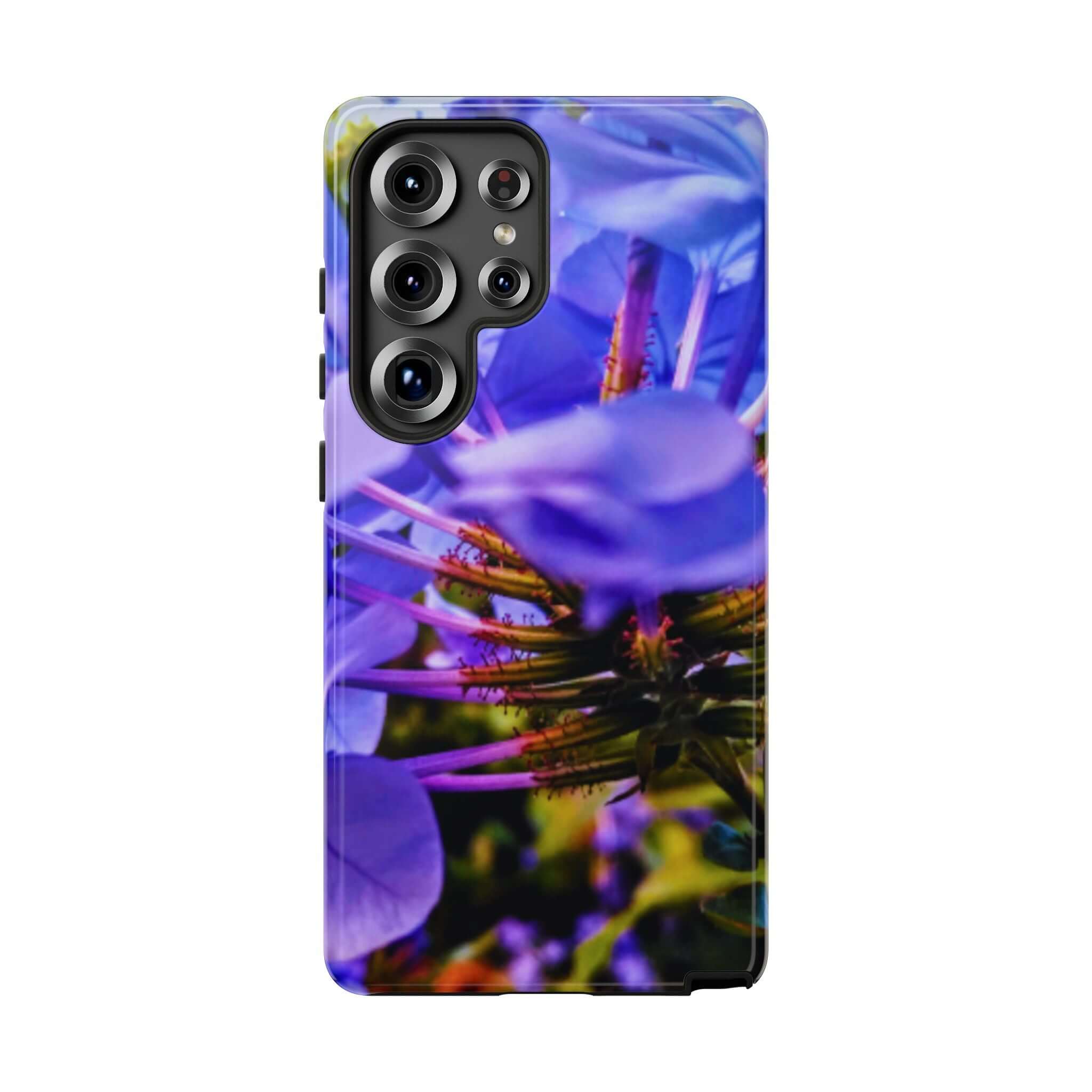 Blue Hydrangea Stem Protective Tough Case