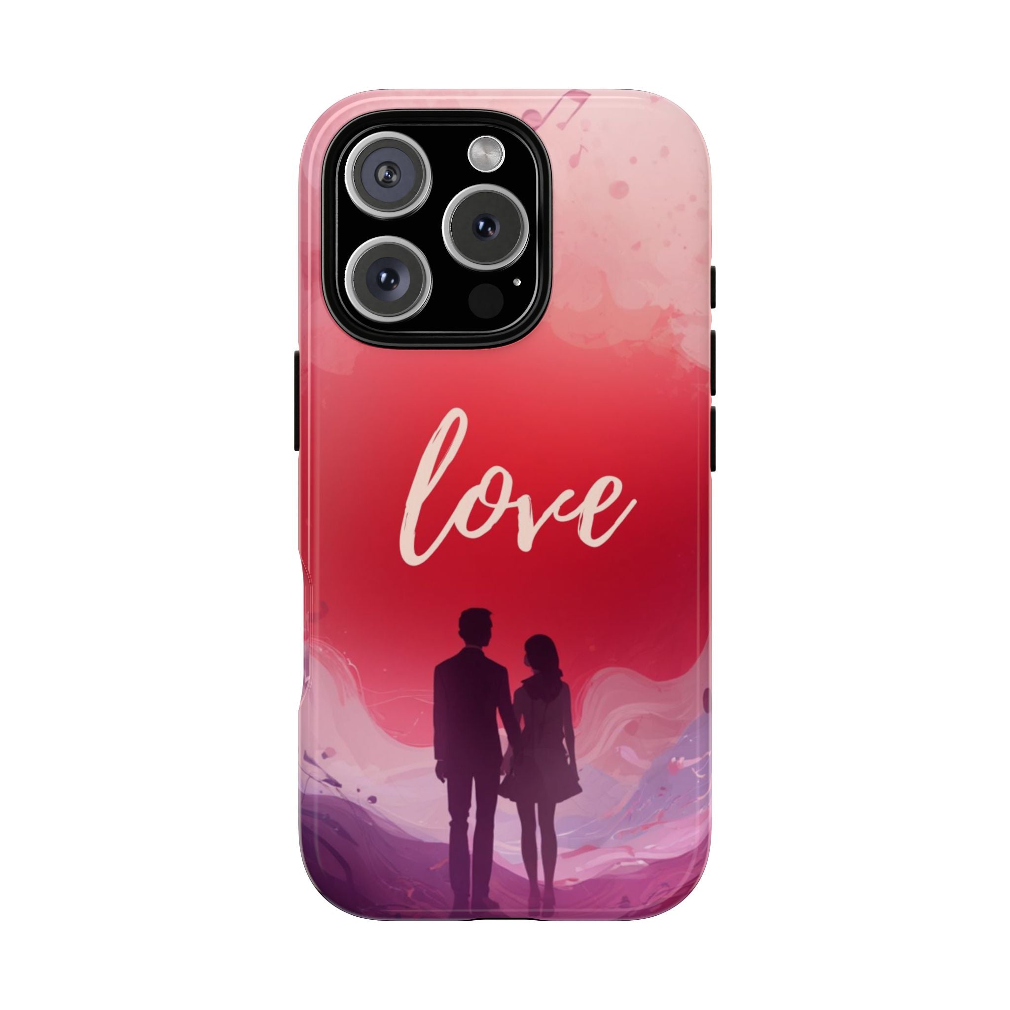 Phone Case — Couple Silhouette Love Protective Tough Case