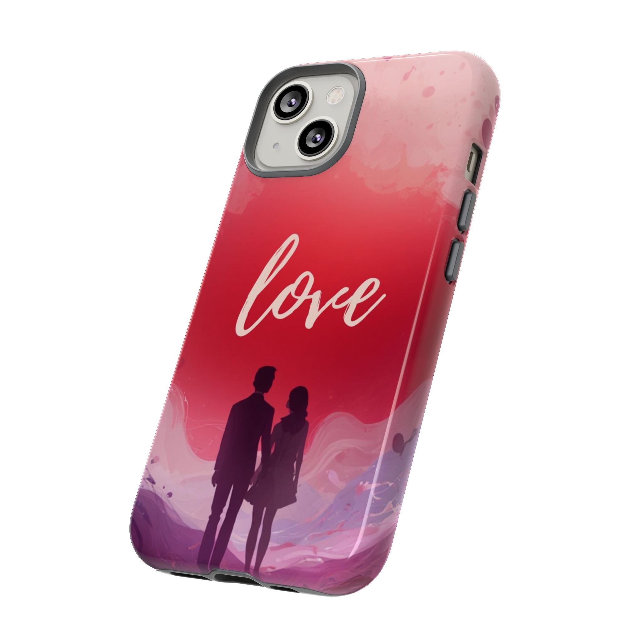 Phone Case — Couple Silhouette Love Protective Tough Case