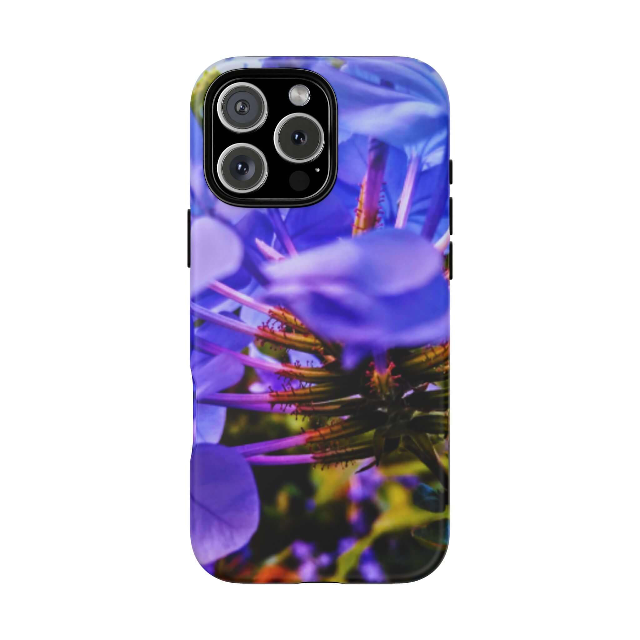 Blue Hydrangea Stem Protective Tough Case