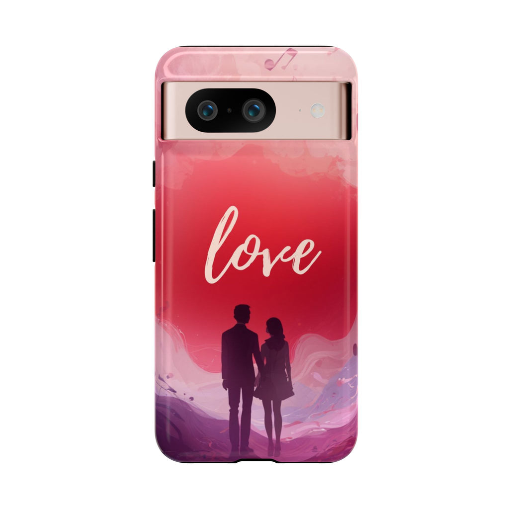 Phone Case — Couple Silhouette Love Protective Tough Case