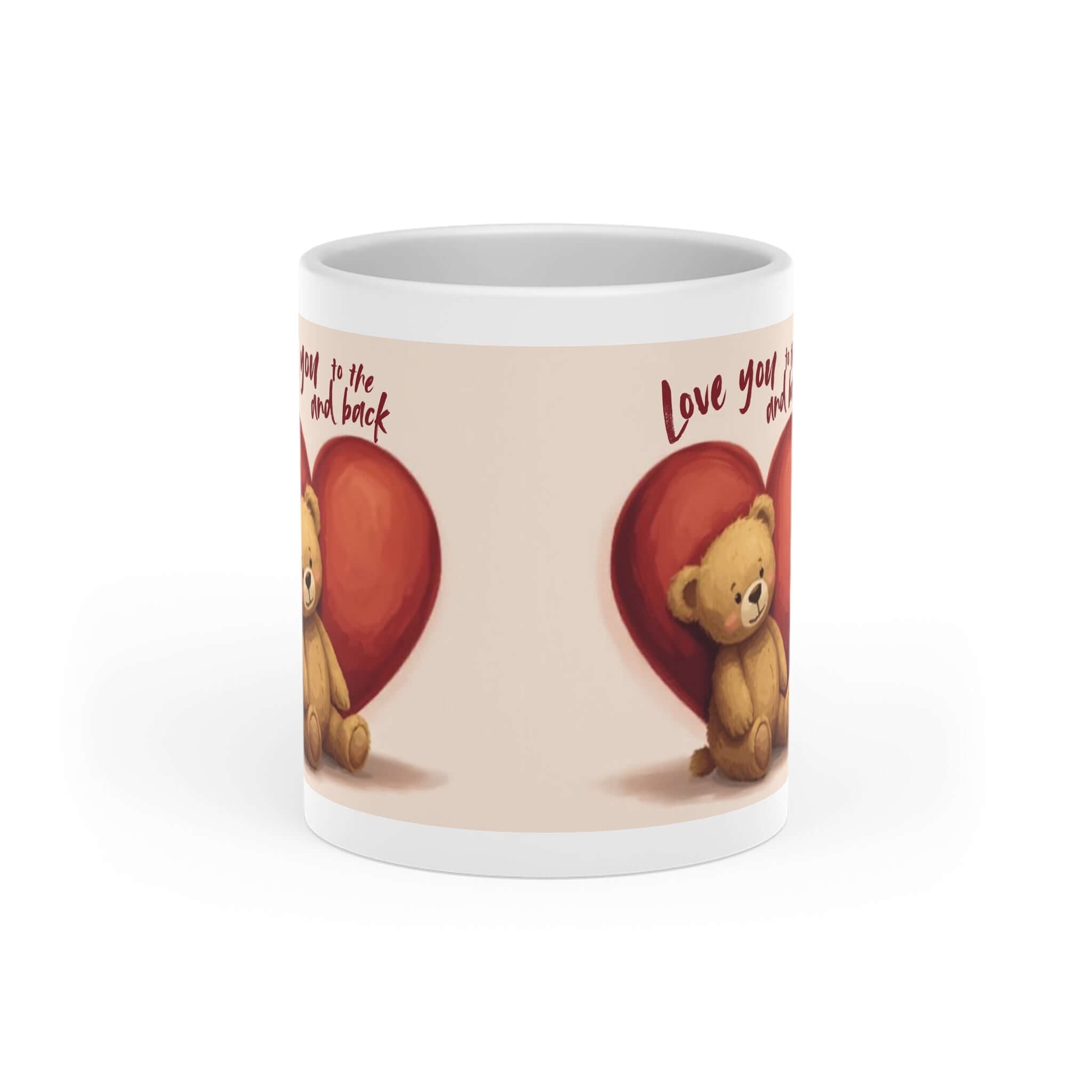 Teddy Bear Loves You & Back Heart Handle