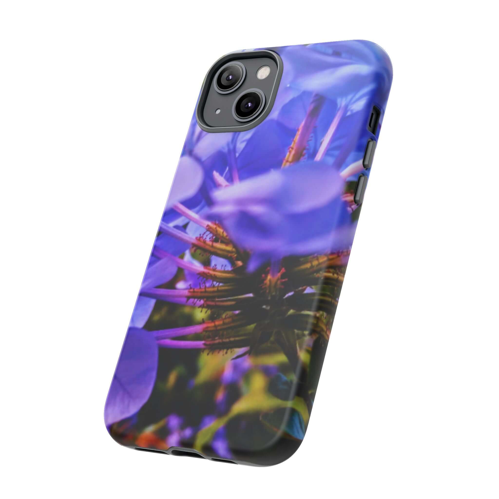 Blue Hydrangea Stem Protective Tough Case