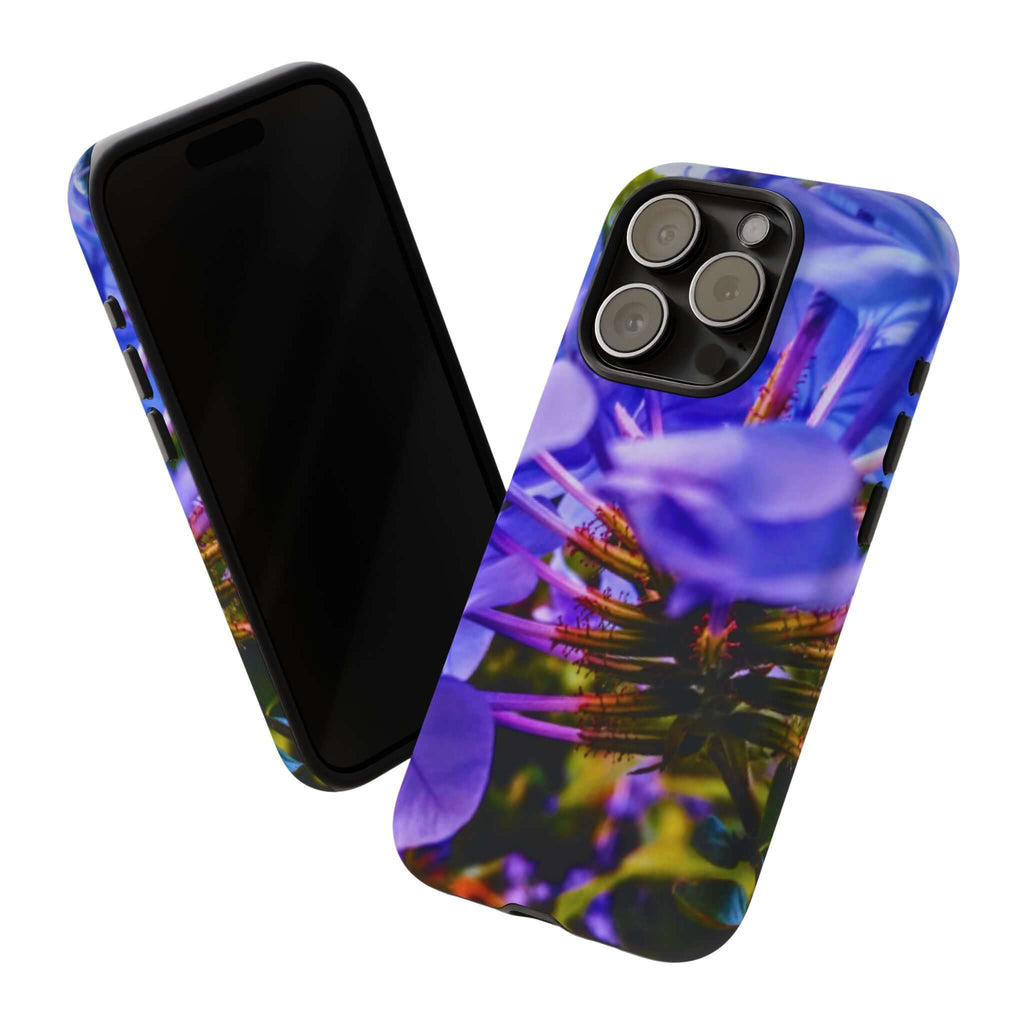 Blue Hydrangea Stem Protective Tough Case