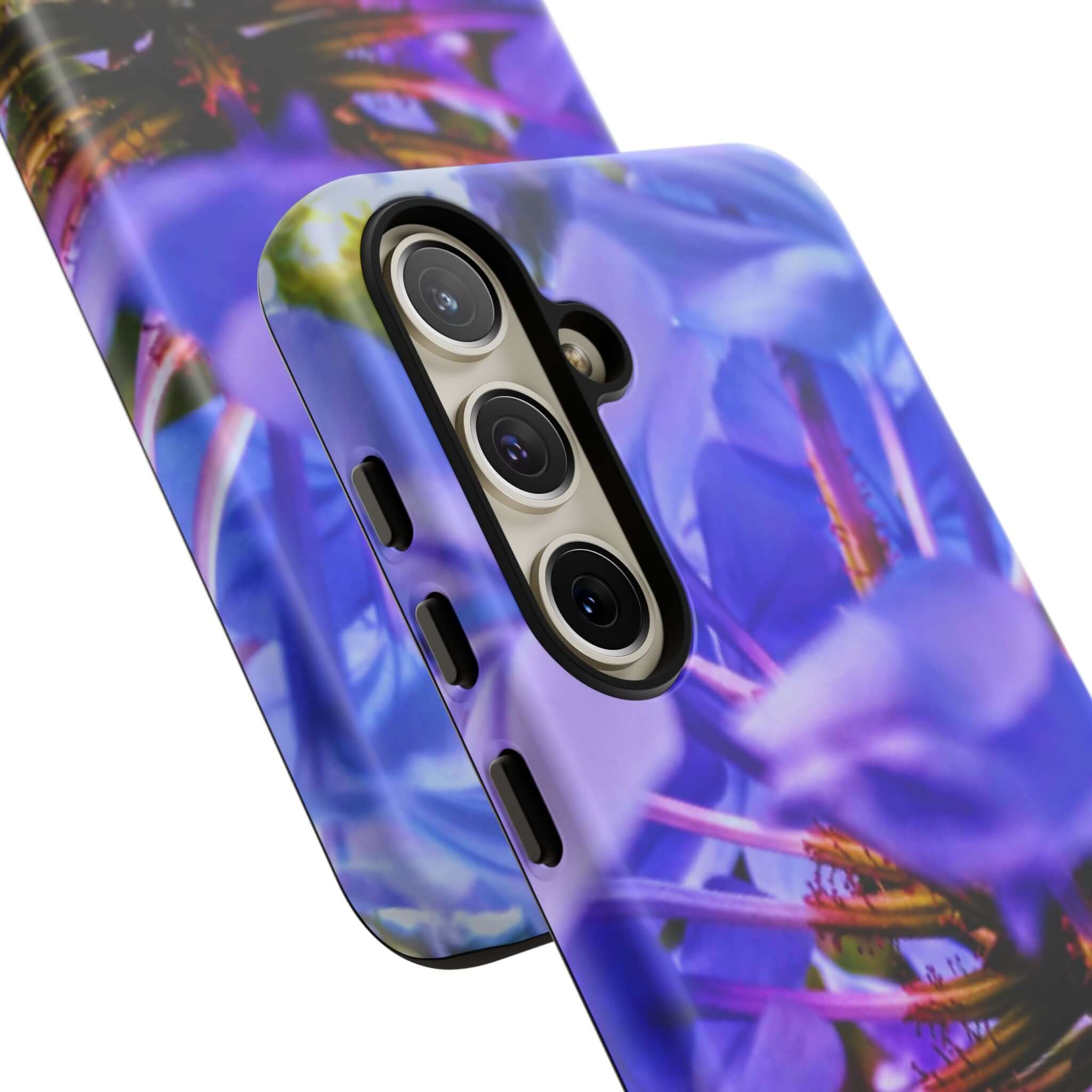 Blue Hydrangea Stem Protective Tough Case