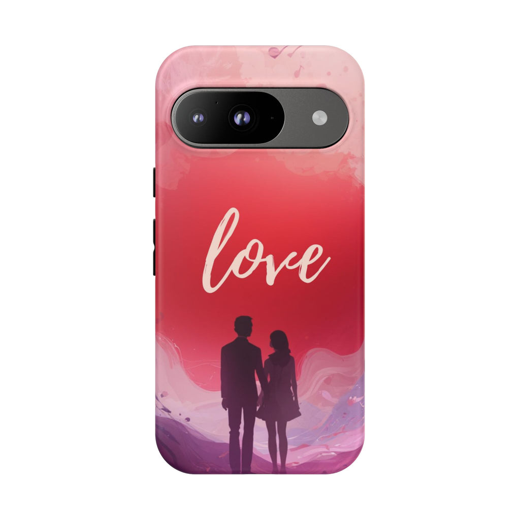 Phone Case — Couple Silhouette Love Protective Tough Case