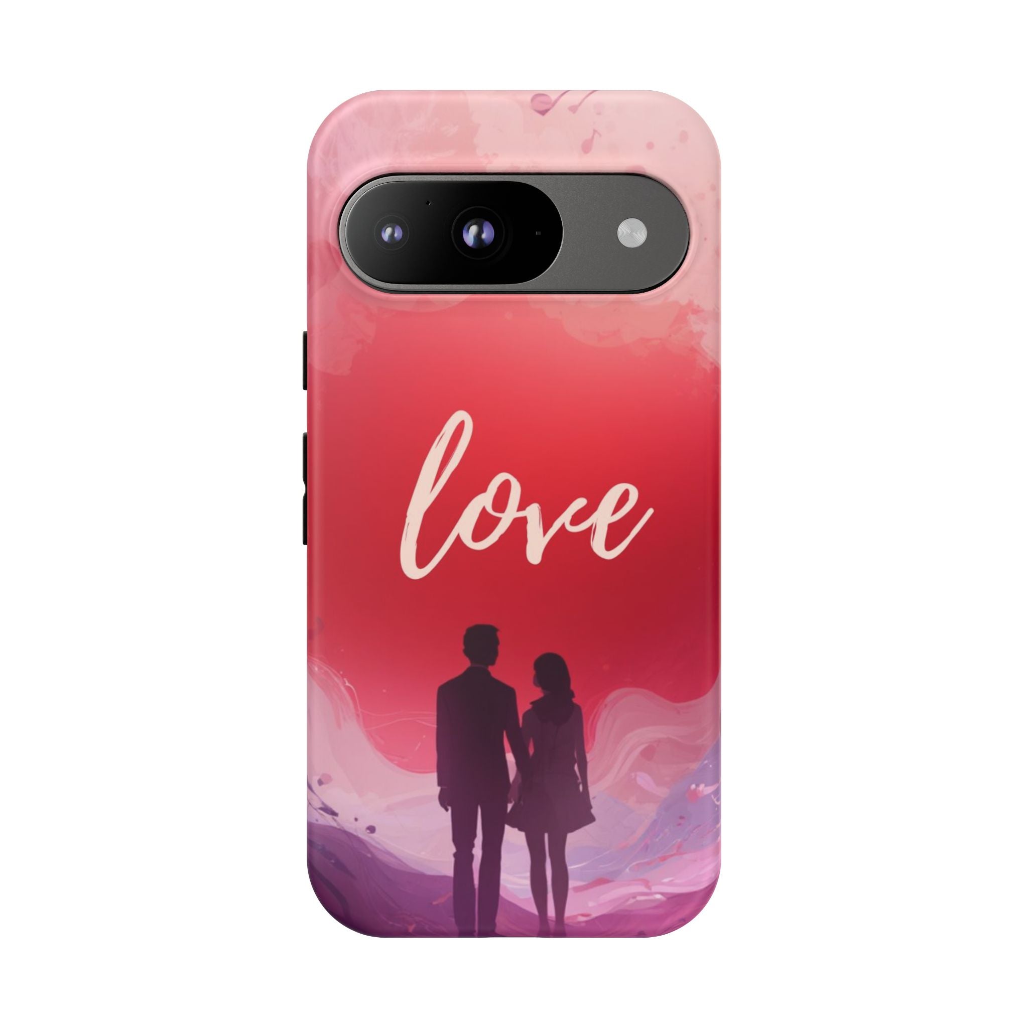 Phone Case — Couple Silhouette Love Protective Tough Case