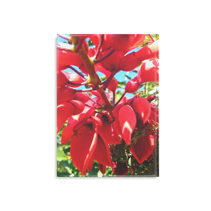 View details for Floral Hardcover Notebook — Tropical Red Blossom Puffy Cover Floral Hardcover Notebook — Tropical Red Blossom Puffy Cover