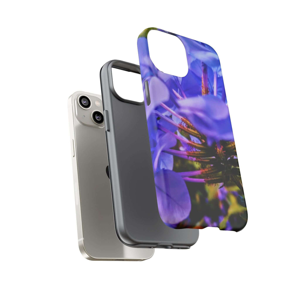 Blue Hydrangea Stem Protective Tough Case