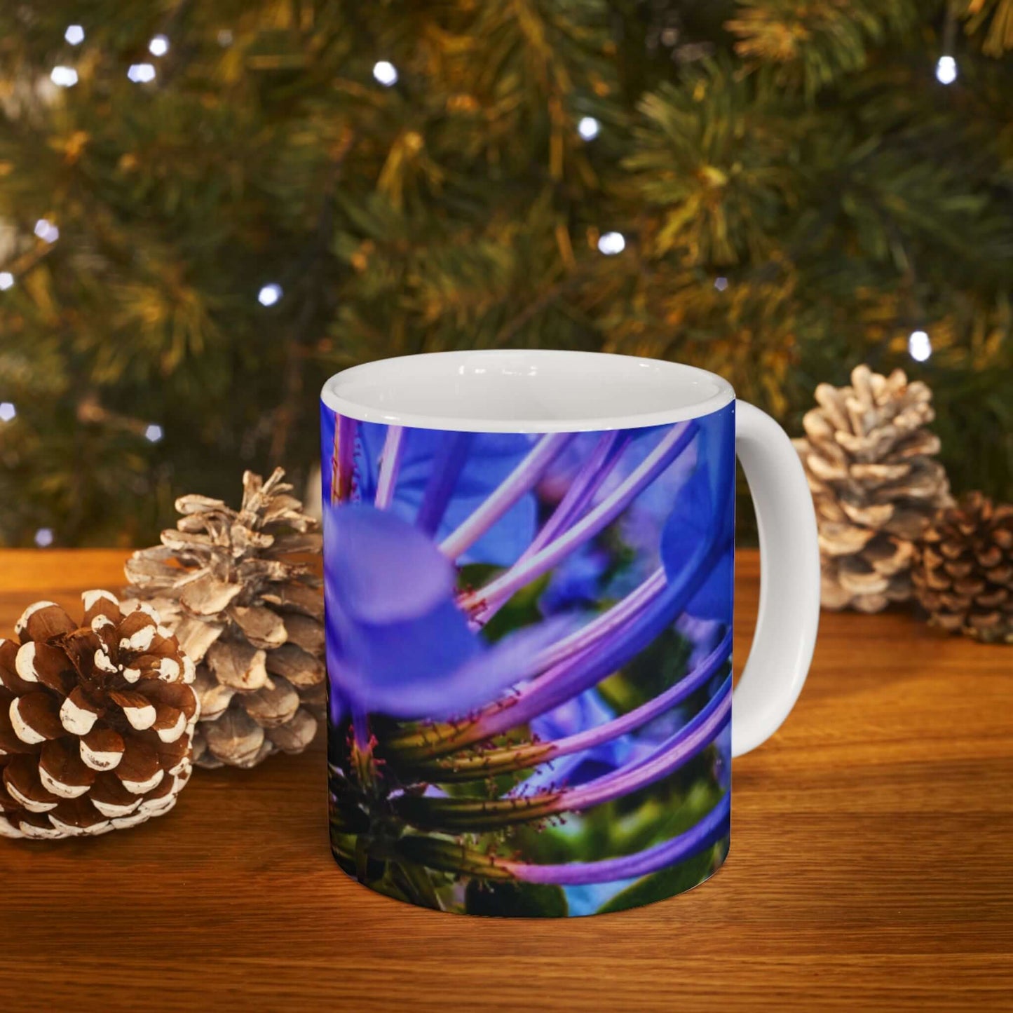 Blue Hydrangea Stem Mug 11oz & 15oz
