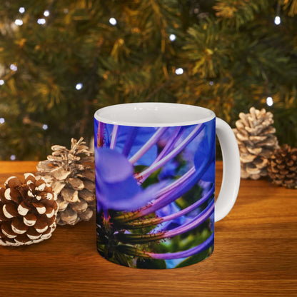 Blue Hydrangea Stem Mug 11oz & 15oz