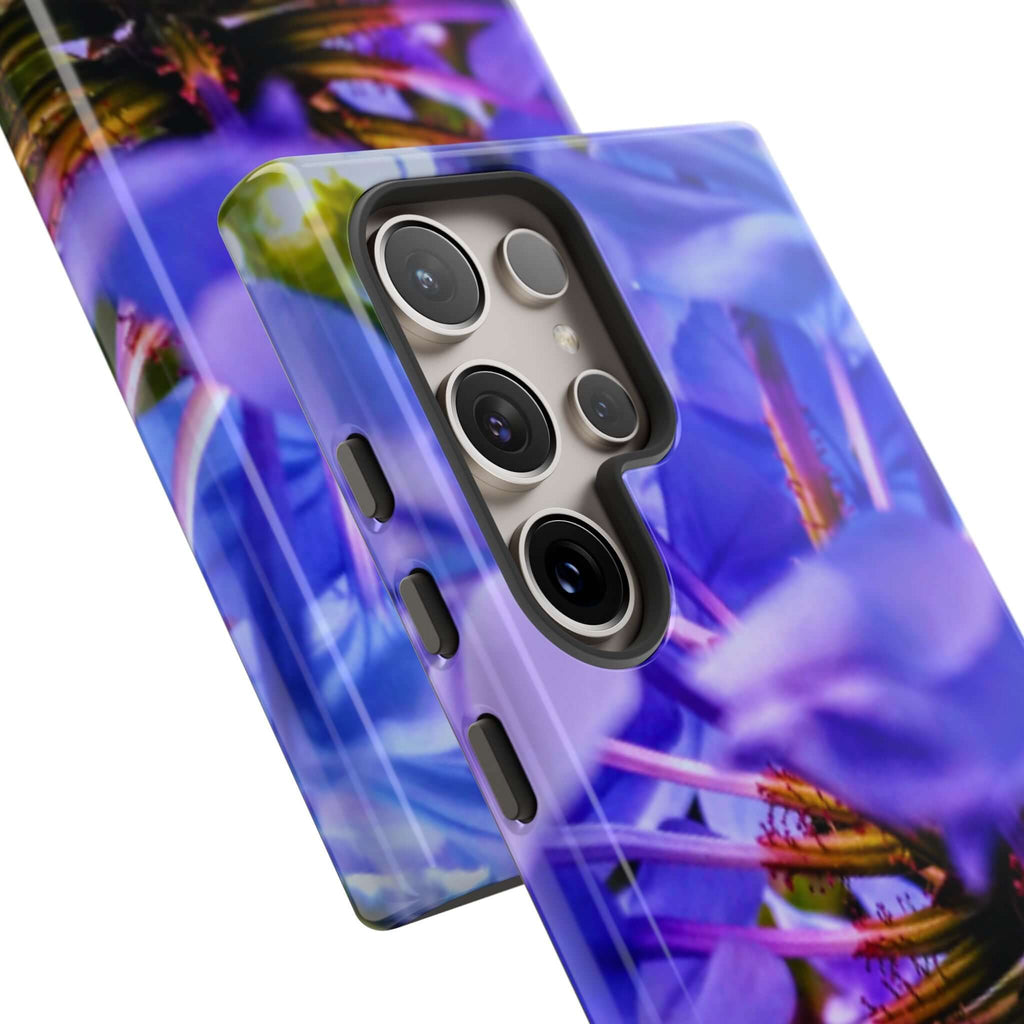 Blue Hydrangea Stem Protective Tough Case