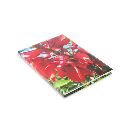 View details for Floral Hardcover Notebook — Tropical Red Blossom Puffy Cover Floral Hardcover Notebook — Tropical Red Blossom Puffy Cover