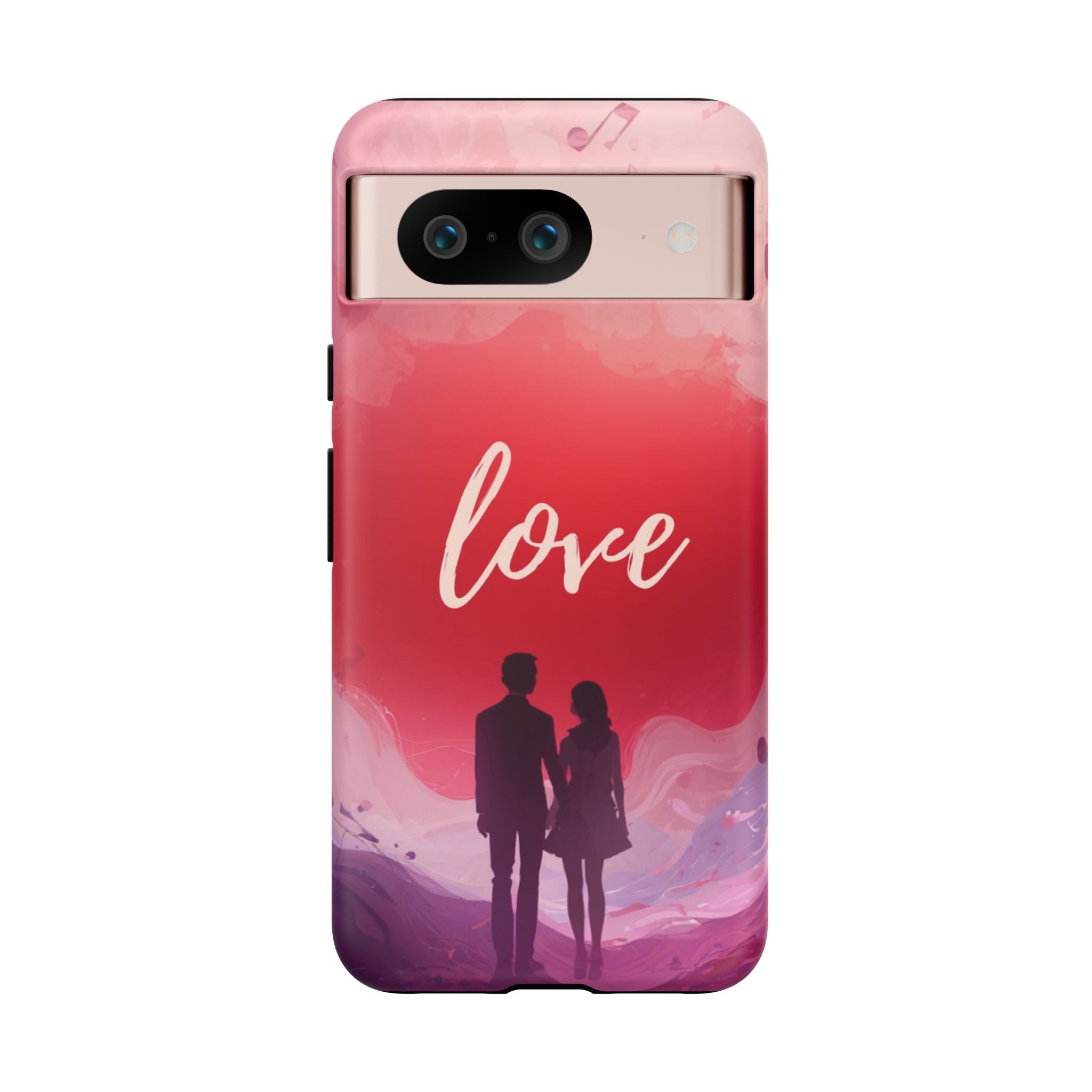 Phone Case — Couple Silhouette Love Protective Tough Case