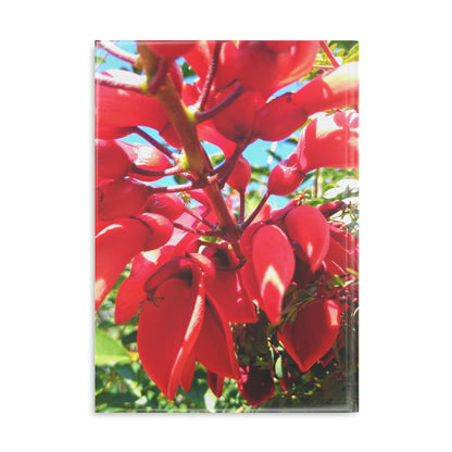 View details for Floral Hardcover Notebook — Tropical Red Blossom Puffy Cover Floral Hardcover Notebook — Tropical Red Blossom Puffy Cover
