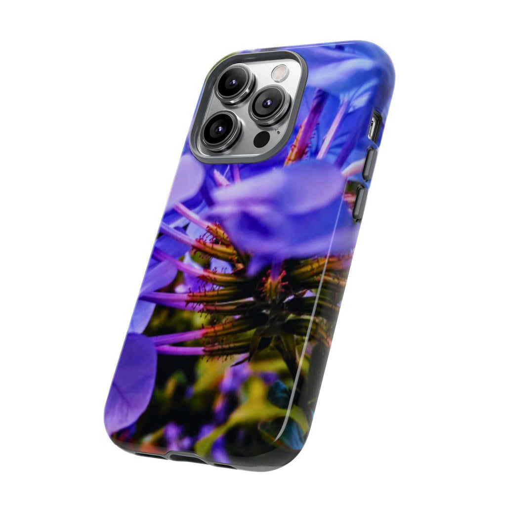 Blue Hydrangea Stem Protective Tough Case