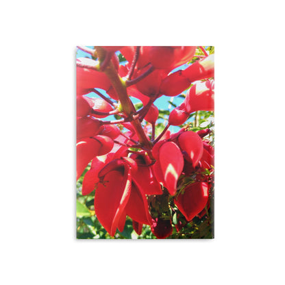 View details for Floral Hardcover Notebook — Tropical Red Blossom Puffy Cover Floral Hardcover Notebook — Tropical Red Blossom Puffy Cover
